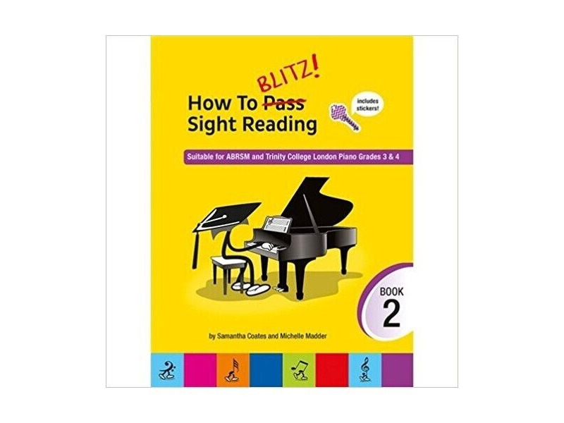 ABRSM How to Blitz! Sight-Reading Book 2 Grades 3 & 4 click to zoom image