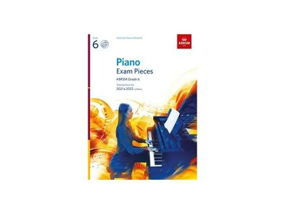 ABRSM Piano Exam Pieces 2021 &amp; 2022 - Grade 6 (Book &amp; CD)