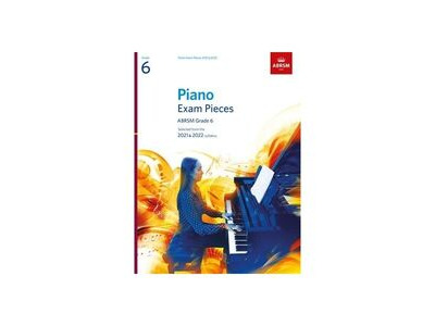 ABRSM Piano Exam Pieces 2021 &amp; 2022 - Grade 6 (Book Only)