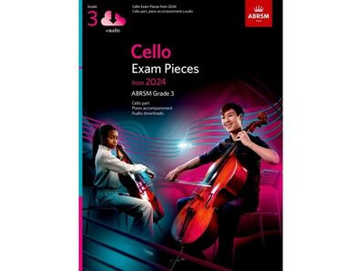 ABRSM Cello Exam Pieces 2024, Grade 3 w/Audio 