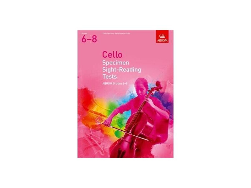 ABRSM Cello Specimen Sight-Reading Tests Grades 6-8 click to zoom image