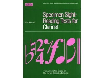 ABRSM Specimen Sight-Reading Tests for Clarinet Grade 1-5 