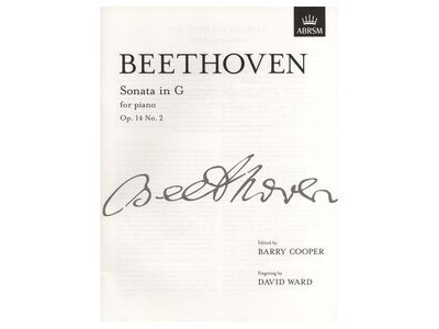 ABRSM Beethoven - Sonata in G for Piano Op14 No2
