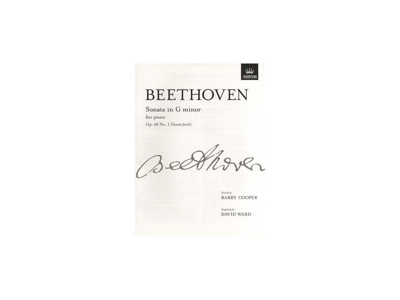 ABRSM Beethoven - Sonata In G Minor Op. 49 No. 1 click to zoom image