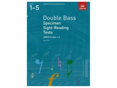 ABRSM Double Bass Specimen Sight-Reading Tests Grades 1-5