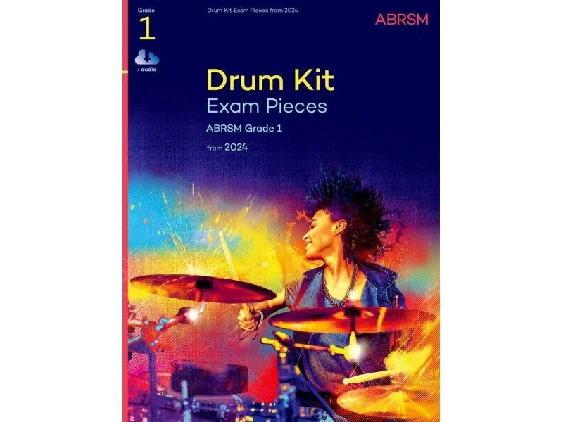 ABRSM Drum Kit Exam Pieces from 2024 Grade 1 click to zoom image