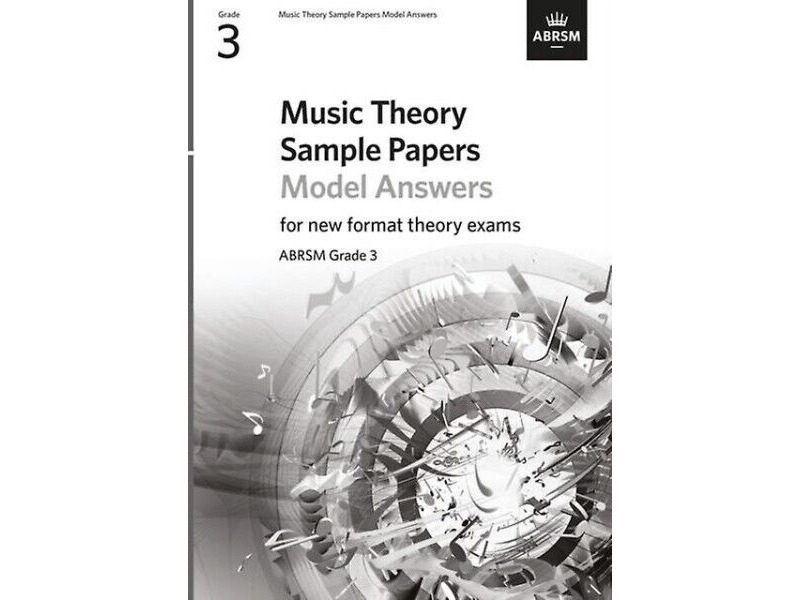 ABRSM Music Theory Sample Papers Model Answers New Format Grade 3 click to zoom image