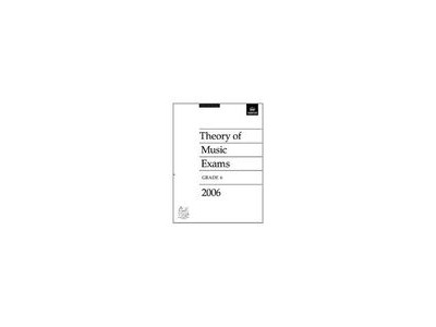 ABRSM Theory of Music Exams 2006, Grade 6 