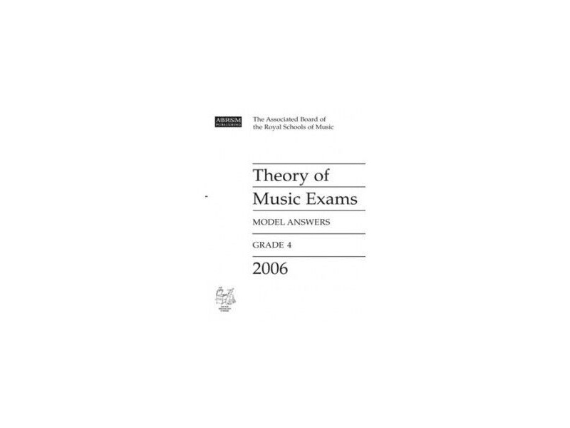 ABRSM Theory of Music Exams 2006, Model Answers Grade 4 click to zoom image
