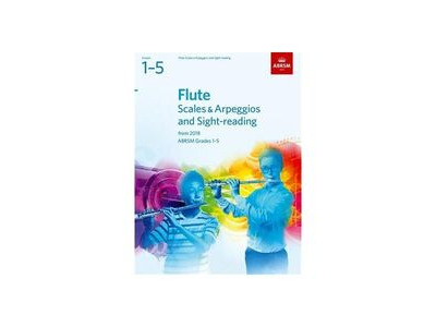 ABRSM Flute Scales and Arpeggios and Sight Reading Grades 1-5 from 2018