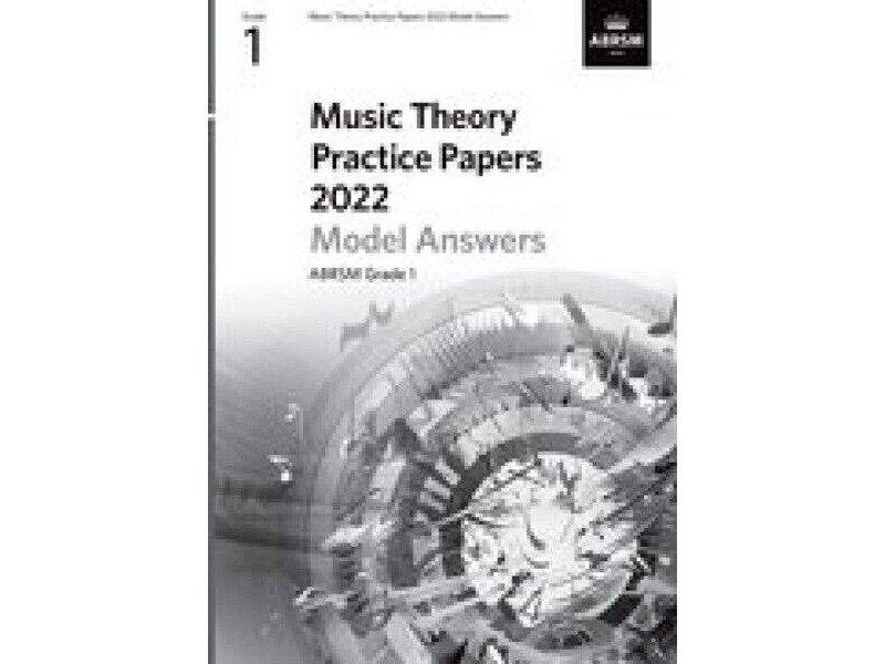 ABRSM MUSIC THEORY PRACTICE PAPERS MODEL ANSWERS 2022 G1 click to zoom image