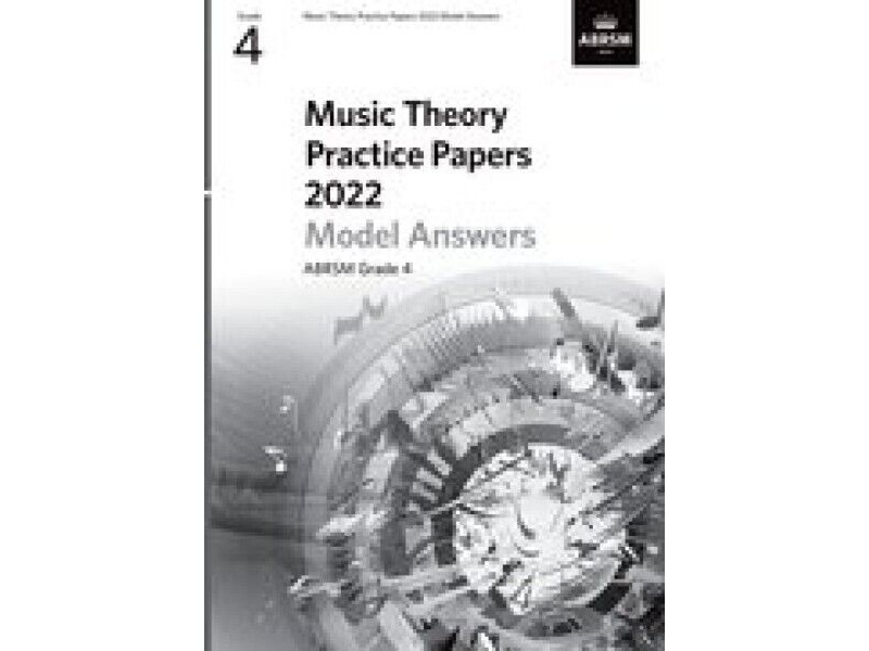 ABRSM MUSIC THEORY PRACTICE PAPERS MODEL ANSWERS 2022 G4 click to zoom image