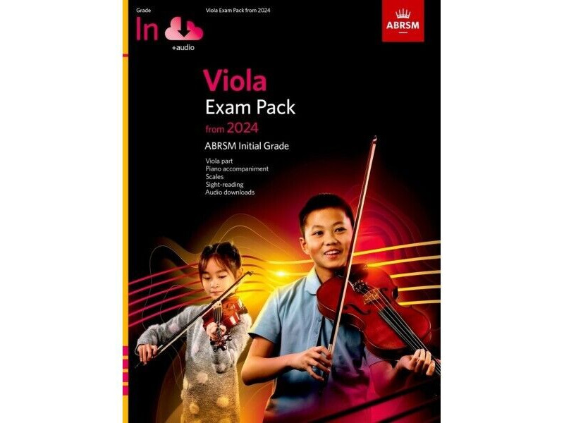 ABRSM VIOLA EXAM PACK 2024, INITIAL GRADE click to zoom image