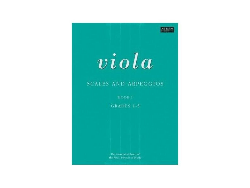 ABRSM Viola Scales & Arpeggios Book 1 Grades 1-5 click to zoom image