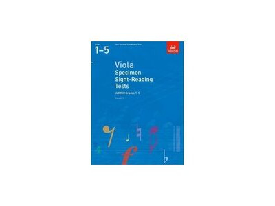 ABRSM Viola Specimen Sight-Reading Tests Grades 1-5 