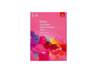 ABRSM Viola Specimen Sight-Reading Tests Grades 6-8