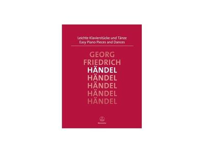 Barenreiter Georg Friedrich Handel : Easy Piano Pieces And Dances