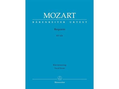 Barenreiter Mozart Piano Requiem K.626