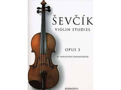 Bosworth Sevcik Violin Studies 40 Variations Op 3 