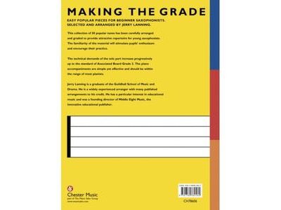Chester Music Making the Grade Saxophone: Grades 1-3 click to zoom image