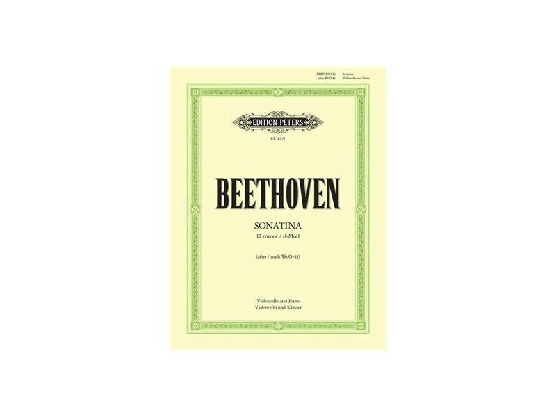 Edition Peters Beethoven Sonatina In D Minor click to zoom image