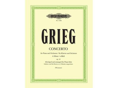 Edition Peters Grieg: Concerto in A minor Op. 16 (Arranged for Piano solo) 