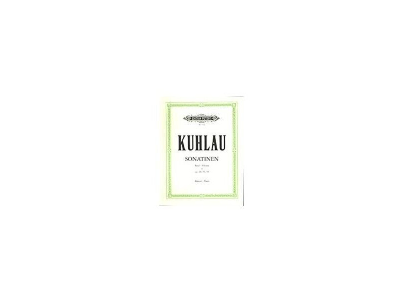 Edition Peters Kuhlau Sonatinas Vol 1 (12) Op 20, 55, & 59 click to zoom image