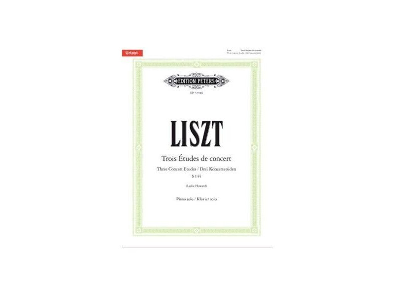 Edition Peters Liszt : Three Concert Etudes (Piano Solo) click to zoom image