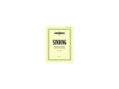 Edition Peters Sinding : Rustle Of Spring Piano 