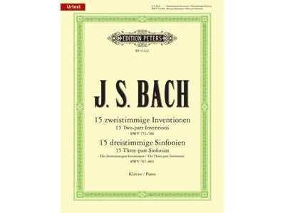 Edition Peters Bach Inventions and Sinfonias (Peters EP11422) 