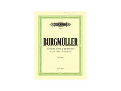 Edition Peters Burgm&uuml;ller: 25 Easy & Progressive Studies O.P. 100