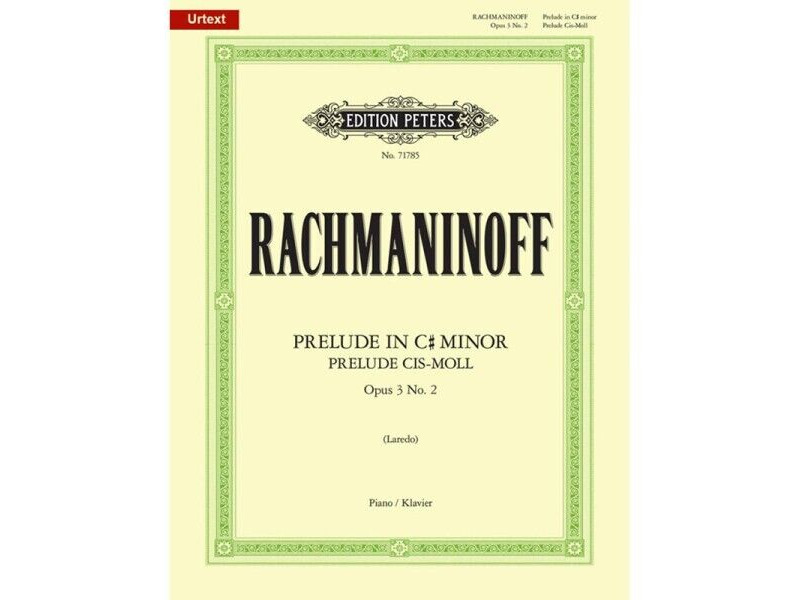 Edition Peters Rachmaninoff: Prelude in C Sharp Minor Op.3 No. 2 click to zoom image