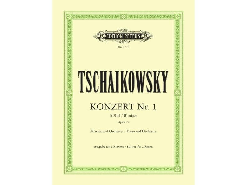 Edition Peters Tschaikowsky : Piano Concerto No. 1 in B flat minor Op. 23 (Edition for 2 Pianos) click to zoom image