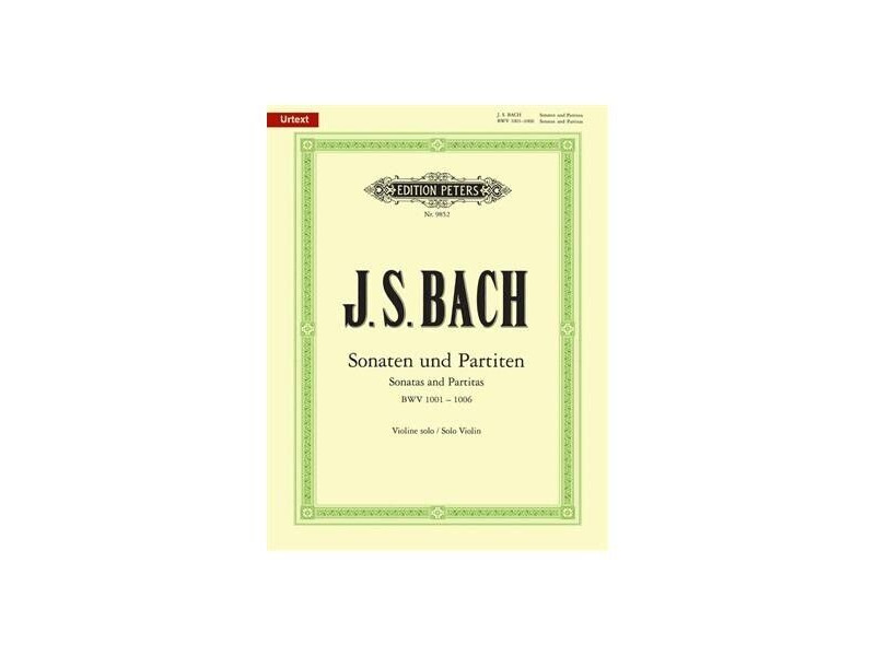 Edition Peters J.S. Bach The Six Solo Sonatas And Partitas BWV 1001-1006 click to zoom image