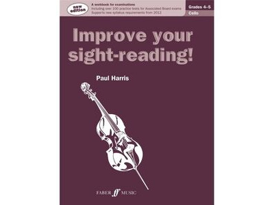 Faber Music Improve Your Sight Reading Cello Grades 4-5