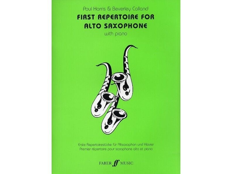 Faber Music First Repertoire for Alto Saxophone with Piano click to zoom image