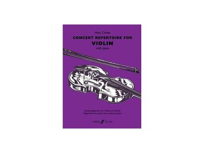 Faber Music Concert Repertoire for Violin 