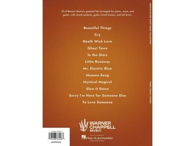 Hal Leonard Benson Boone Sheet Music Collection (Piano Vocal Guitar) click to zoom image