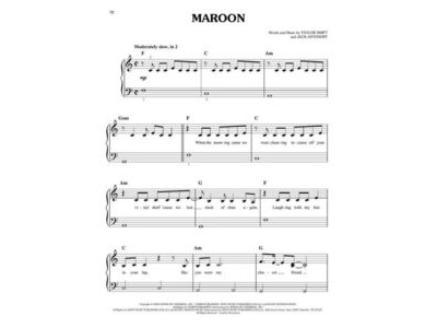 Hal Leonard Taylor Swift - Midnights (Easy Piano) click to zoom image