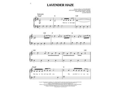 Hal Leonard Taylor Swift - Midnights (Easy Piano) click to zoom image