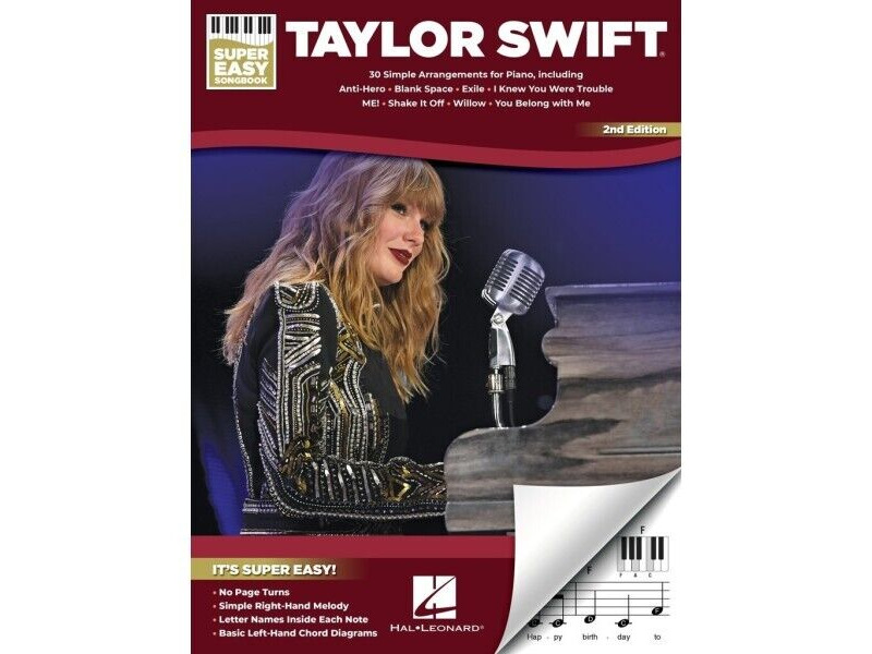 Hal Leonard Taylor Swift Super Easy Songbook click to zoom image
