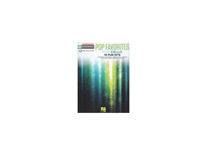 Hal Leonard Easy Instrumental Play-Along Pop Favourites For Cello click to zoom image