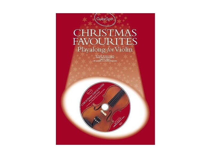 Hal Leonard Guest Spot: Christmas Favorites Playalong For Violin click to zoom image