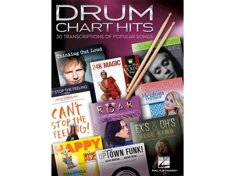 Hal Leonard Drum Chart Hits click to zoom image