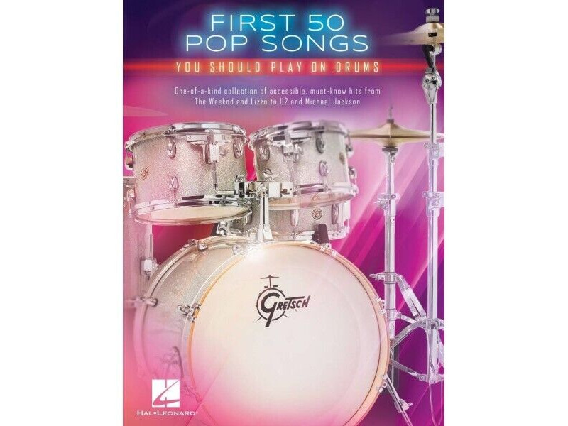 Hal Leonard First 50 Pop Songs You Should Play On Drums click to zoom image