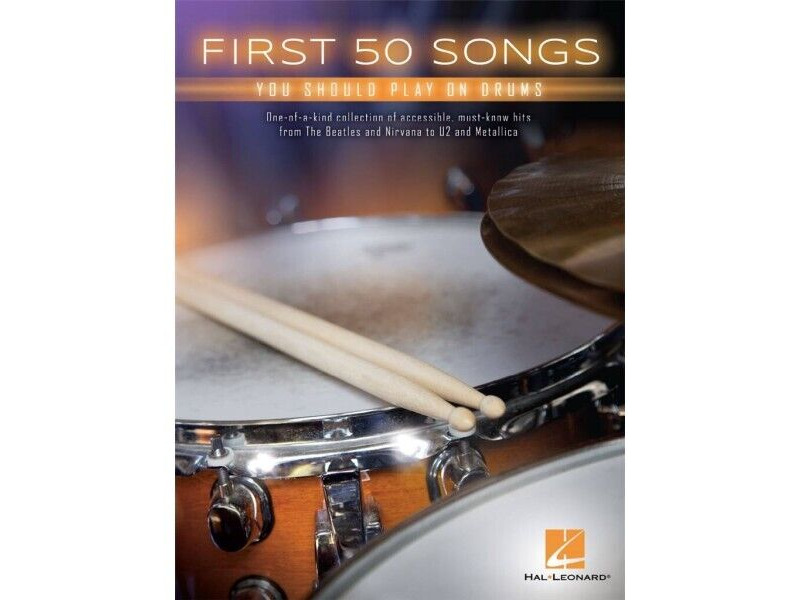 Hal Leonard First 50 Songs You Should Play On Drums click to zoom image