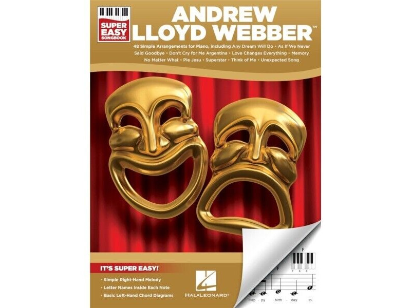 Hal Leonard Andrew Lloyd Webber Super easy songbook click to zoom image