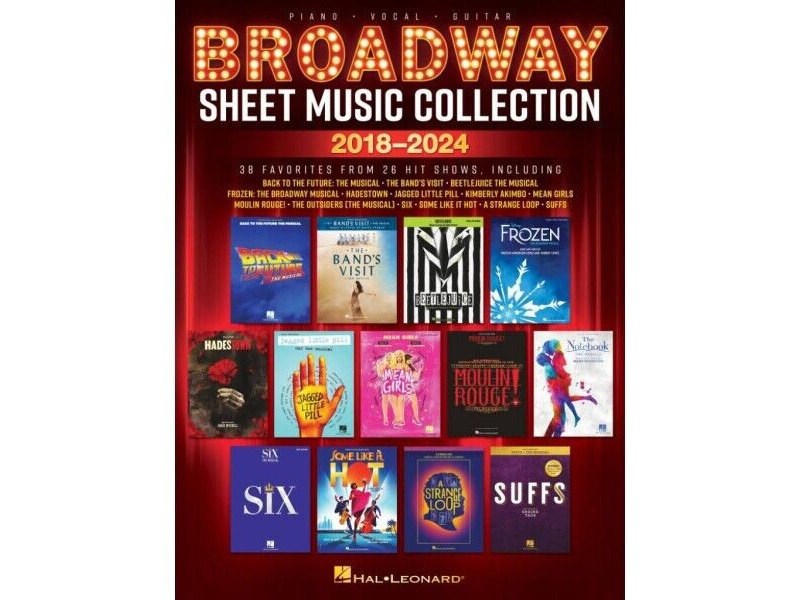 Hal Leonard Broadway Sheet Music Collection - 2018 - 2024 (Piano Vocal Guitar) click to zoom image