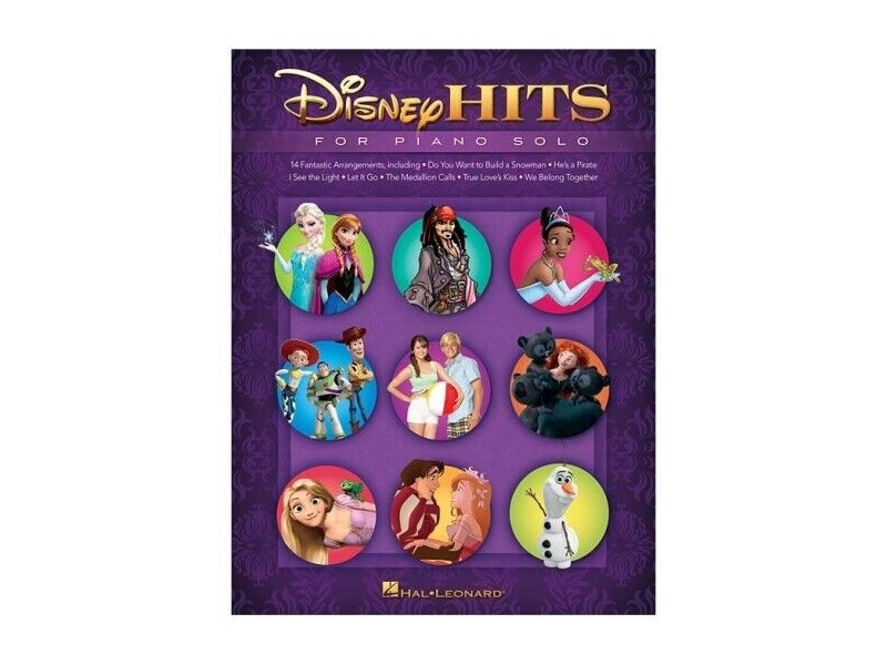 Hal Leonard Disney Hits For Piano Solo click to zoom image
