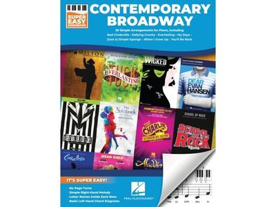 Hal Leonard Super Easy Songbook: Contemporary Broadway